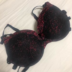 Deep Red and Lace Bra